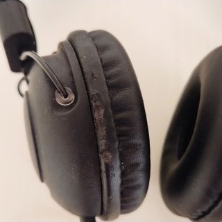 Cuffie Stereo Silvercrest Nere Usate