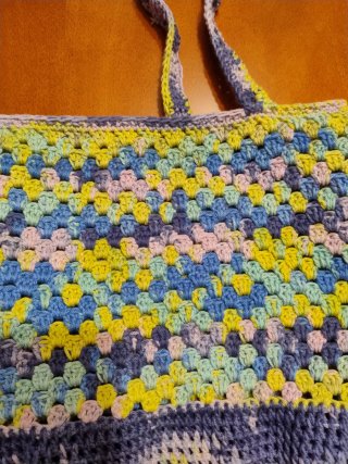 Top de crochet verano multicolor