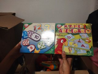 Juguetes educativos: números y abecedario