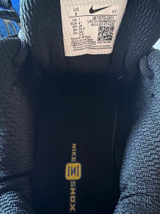 Nike Shox TL Negro Azul