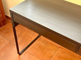 Escritorio Ikea Micke Negro/Marrón