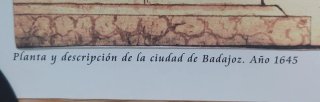 Mapas del siglo XVII de Badajoz