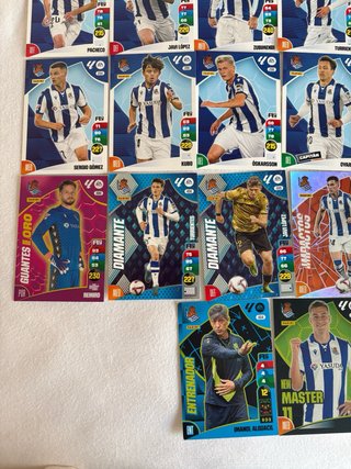 Lote Cartas Real Sociedad Adrenalyn 2024-25