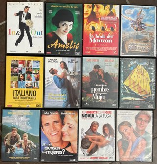 Colección 12 Películas DVD Comedia Romance