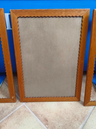 Marcos de madera color pino