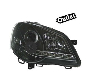 FU FAROS PARA VOLKSWAGEN VW POLO 9N3 05-09 LUZ DIURNA FONDO