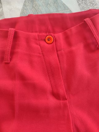 Pantalón de vestir rojo