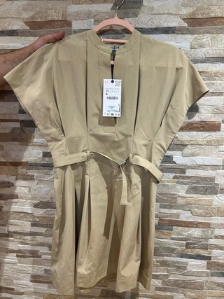 Vestido tipo gabardina talla XS / 36