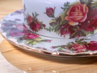 Raro Quesera Primer Sello Royal Albert Old Country