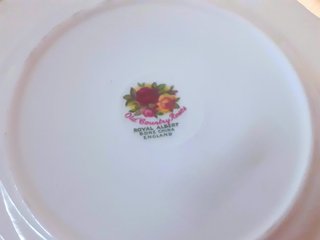 Raro Quesera Primer Sello Royal Albert Old Country