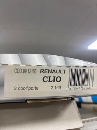 Deflectores Renault Clio 2 Puertas