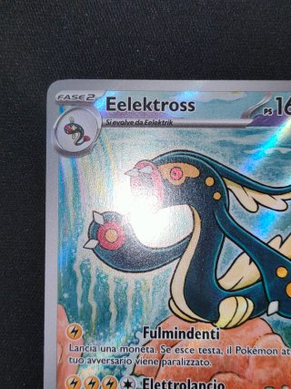 Carta Pokémon Eelektross 115 BLK Luce Nera Ita Nm