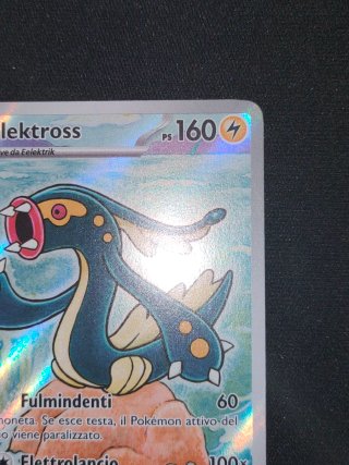 Carta Pokémon Eelektross 115 BLK Luce Nera Ita Nm