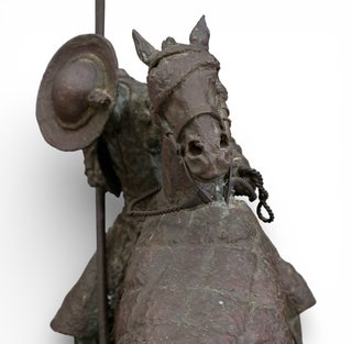 Escultura de bronce picador