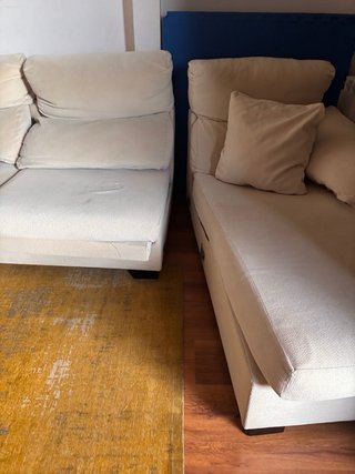 Sofá chaise longue 255cm beige