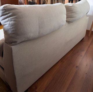 Sofá chaise longue 255cm beige