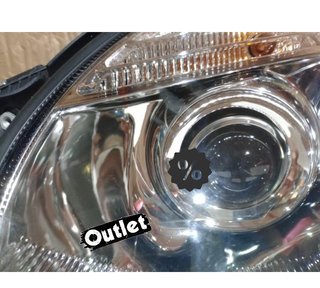 FU FAROS XENON MERCEDES CLASE E W211 02-06 FONDO CROMO R1456