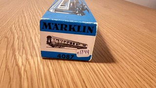 Marklin 4087 Coche pasajeros DB azul H0