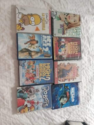 Lote 6 Películas DVD Infantiles Juveniles