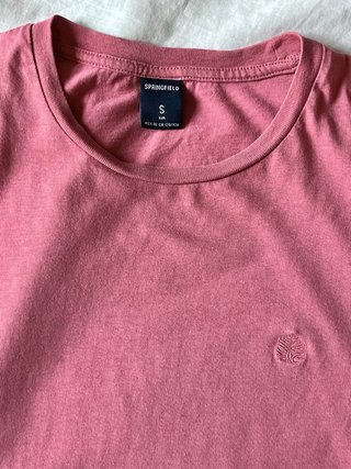Camiseta Springfield rosa palo Talla S