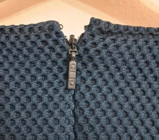 Top Peplum Carolina Herrera Azul