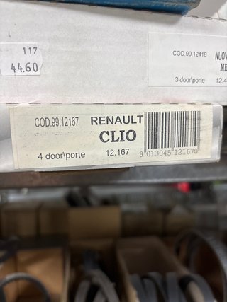 Deflectores de viento Renault Clio 4 puertas