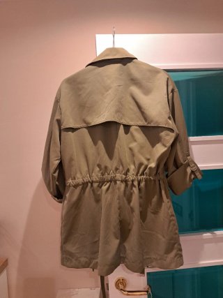 Chaqueta Stradivarius Verde Militar Talla S
