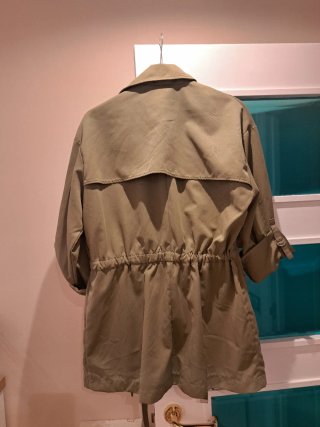 Chaqueta Stradivarius Verde Militar Talla S