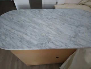 Mesa de Mármol blanco