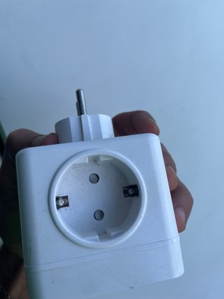 Adaptador Enchufe Europeo Blanco