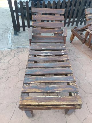 2 Hamacas de madera