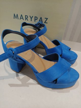 Sandalias MARYPAZ Fiesta Azul Talla 38