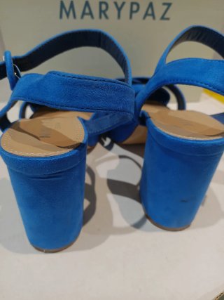 Sandalias MARYPAZ Fiesta Azul Talla 38