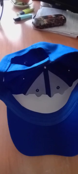 Gorra Original bordada Michelin azul Nueva