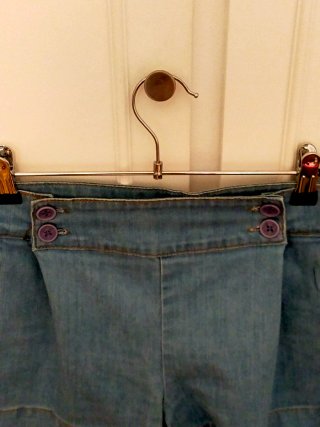 Pantalón corto vaquero algodón T.38