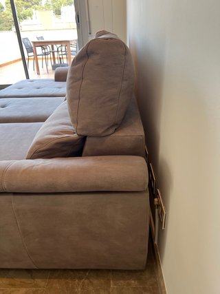 Sofá Chaiselongue Conforama Beige 288x160x107