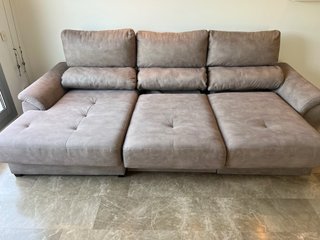 Sofá Chaiselongue Conforama Beige 288x160x107
