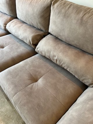 Sofá Chaiselongue Conforama Beige 288x160x107