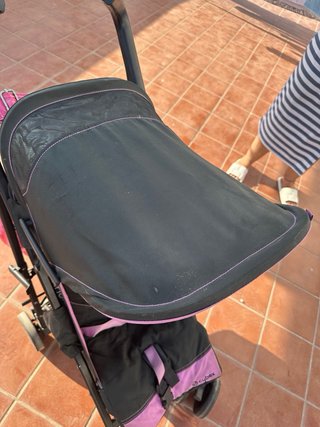 Carro de bebé Cybex rosa y negro
