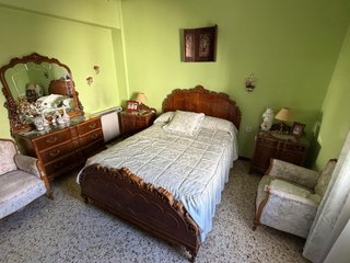 Dormitorio matrimonio antiguo vintage madera