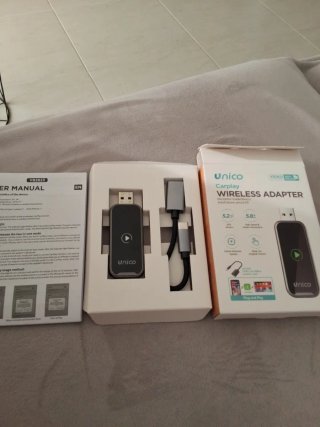 Adaptador Inalámbrico CarPlay Unico Negro