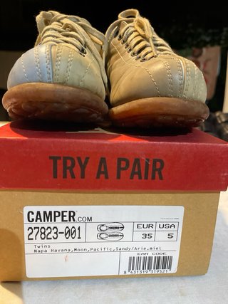 Camper Scarpe Beige/Bianche Collezione