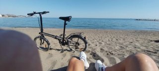 Bicicleta de paseo plegable