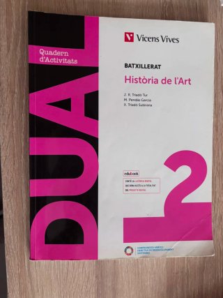 Història de l'Art, Batxillerat 2, Dual Llibre d...