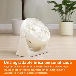 Amazon Basics Ventilador de escritorio portátil,
