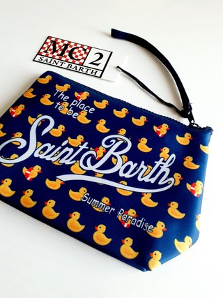 Pochette Saint Barth con paperelle