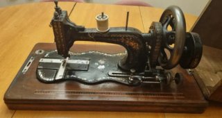 Máquina de coser finales 1800 Wertheim