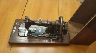 Máquina de coser finales 1800 Wertheim