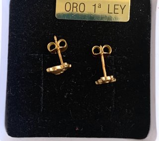 Pendientes Oso Oro 1ª Ley 18K