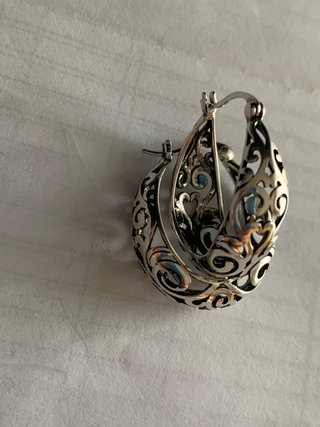 Aretes Plata Estilo Antiguo Filigrana